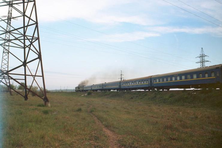 История создания фотографии. Поезд на Киев.